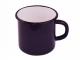 Hrnek 8cm 0,4lt fialový, smaltové