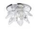 Stropní zapuštěné bodové svítidlo krystal květ - chrom EGLO 