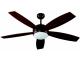 Stropní ventilátor se světlem VANU hnědý
